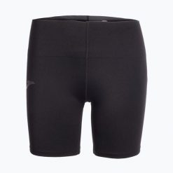 Spodenki do biegania damskie Joma R-City Iconic. Czarne szorty sportowe Joma, bez wzorów, z elastanu, do biegania. Za 129.99 zł.