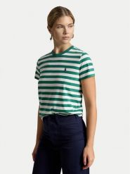 Polo Ralph Lauren T-Shirt 211B17779002 Zielony Regular Fit. Zielone t-shirty Polo Ralph Lauren, xs, bez wzorów, z bawełny, bez kołnierzyka, bez ramiączek. Za 399.99 zł.