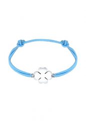 Elli Damska koniczynka lucky charm w srebrze próby 925 Sterling Silver pozłacana różowym złotem Bransoletki 1 ct Damski. Czerwone bransoletki Elli, pozłacane. Za 203.99 zł.