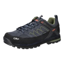 Buty trekkingowe CMP WP. Szare trekkingi CMP, bez wzorów, ze skóry, bez zapięcia, trekkingowe. Za 429.99 zł.