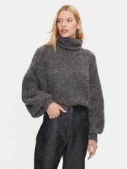 Gestuz Golf Sabi 10909425 Szary Loose Fit. Szare swetry Gestuz, m, bez wzorów, z wełny, bez ramiączek. Za 449.99 zł.