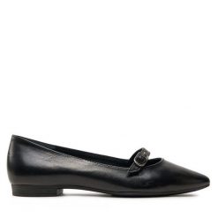 Baleriny Ryłko. Czarne baleriny Ryłko, bez wzorów, bez obcasa, bez zapięcia. Za 339.99 zł.