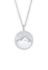 Elli Damskie zawieszka moneta Góry Alpy Łąki dla podróżnika w pozłacanym srebrze próby 925 Sterling Silver Naszyjniki 1 ct. Szare naszyjniki Elli, z materiału, pozłacane. Za 283.99 zł.