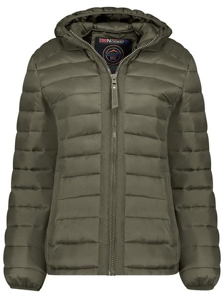 Geographical Norway Kurtka pikowana "Carlitilimo" w kolorze khaki rozmiar: M. Brązowe kurtki Geographical Norway, m, bez wzorów, bez kaptura. Za 197.17 zł.