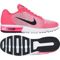 Nike Buty damskie Air Max Sequent 2 różowe r. 37 1/2 (852465 600). Czerwone buty sportowe lifestyle marki Nike. Za 311.25 zł.