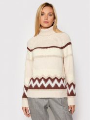 Peserico Golf S99197F03 Beżowy Loose Fit. Brązowe swetry Peserico, s, bez wzorów, z wełny, bez ramiączek. Za 2,709.00 zł.