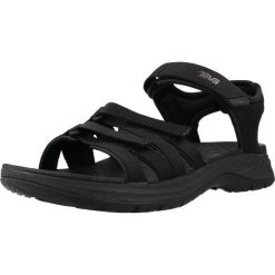 Sandały TEVA W TIRRA SPORT Czarny. Czarne sandały Teva, bez wzorów, z syntetyku, sportowe, bez obcasa, bez zapięcia. Za 370.99 zł.