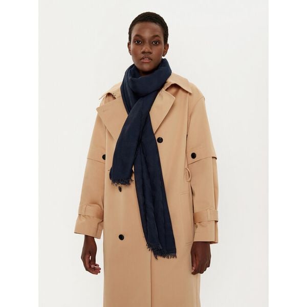Szal Weekend Max Mara. Niebieskie szaliki i kominy Weekend Max Mara, bez wzorów. Za 669.99 zł.