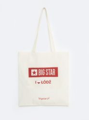 Torba bawełniana unisex łódź 102. Białe torby podróżne BIG STAR, z aplikacjami, z bawełny, na ramię, z nadrukiem. Za 4.99 zł.