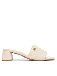 Nine West Klapki S4S96897-01 Beżowy. Brązowe klapki Nine West, bez wzorów, z materiału, bez obcasa, bez zapięcia. Za 125.99 zł.