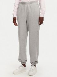 Tommy Hilfiger Spodnie dresowe UW0UW05773 Szary Regular Fit. Szare spodnie dresowe Tommy Hilfiger, bez wzorów, z bawełny. Za 169.99 zł.