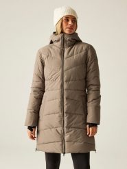 Dare 2b Płaszcz zimowy "Striking V" w kolorze jasnobrązowym rozmiar: 36. Brązowe płaszcze Dare 2b, na zimę, m, bez wzorów, sportowe, bez kaptura. Za 260.99 zł.