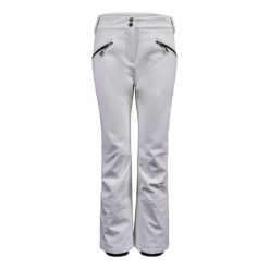 Damskie spodnie narciarskie softshell Killtec Thônes. Białe spodnie narciarskie Killtec, bez wzorów, z materiału, narciarskie. Za 431.20 zł.