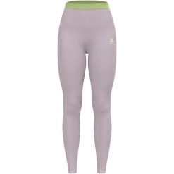 Legginsy termoaktywne damskie ODLO Natural Performance PW 150 BL Bottom Long. Fioletowe bielizna termoaktywna damska ODLO, bez wzorów. Za 240.99 zł.