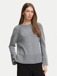 Marella Sweter Emme by Marella Arcadia 2625366312 Szary jasny Regular Fit. Szare swetry Marella, s, bez wzorów, bez ramiączek. Za 719.99 zł.