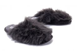 AXIM 7P24072 szary, kapcie damskie. Szare kapcie Axim, bez wzorów. Za 29.99 zł.