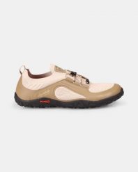 Letnie buty barefoot Kilpi STEP LOW-U. Brązowe trekkingi Kilpi, bez wzorów, z meshu, bez zapięcia, trekkingowe. Za 473.69 zł.