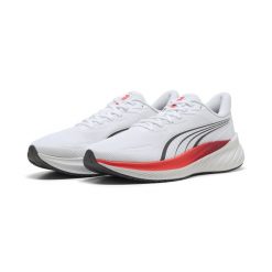 Buty do biegania unisex Pounce Lite 2 PUMA. Białe buty do biegania Puma, bez wzorów, z materiału, bez zapięcia, do biegania. Za 269.00 zł.