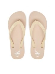 Calvin Klein Jeans Japonki Beach Sandal Transparent Tpu YW0YW01829 Różowy. Czerwone japonki Calvin Klein Jeans, bez wzorów, z jeansu. Za 119.99 zł.