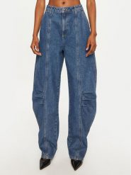 ROTATE Jeansy Cassandria 1134631603 Niebieski Loose Fit. Niebieskie jeansy ROTATE, bez wzorów, z bawełny. Za 529.99 zł.