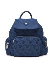 Guess Plecak V5GZ05 WH492 Granatowy. Niebieskie plecaki Guess, z aplikacjami, z materiału, bez dodatków. Za 339.99 zł.
