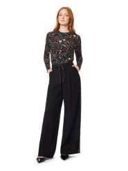 Scotch & Soda Spodnie w kolorze czarnym rozmiar: XS. Czarne spodnie materiałowe Scotch & Soda, bez wzorów, z materiału, z podwyższonym stanem. Za 299.95 zł.