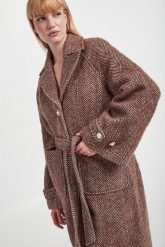 Płaszcz damski wełniany CUSTOMMADE. Płaszcze Custommade, m, bez wzorów, z wełny, bez kaptura. W wyprzedaży za 1,566.95 zł.