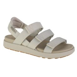 Sandały do chodzenia damskie, Keen Elle Strappy Sandal. Brązowe sandały Keen, bez wzorów, bez obcasa, bez zapięcia. Za 299.99 zł.