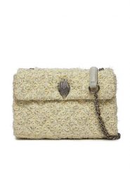 Kurt Geiger Torebka 8472045609 Beżowy. Brązowe kopertówki Kurt Geiger, bez wzorów, z materiału, wizytowe, bez dodatków. Za 499.99 zł.