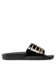 EA7 Emporio Armani Klapki XCP001 XCC22 M631 Czarny. Czarne klapki EA7 Emporio Armani, bez wzorów, z tworzywa sztucznego, bez obcasa, bez zapięcia. Za 149.99 zł.