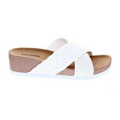 Obuwie damskie Gioseppo GOULDS White (71365-P-White). Białe buty treningowe Gioseppo, bez wzorów, bez zapięcia, trekkingowe. Za 149.00 zł.