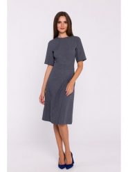 Stylove Sukienka w kolorze szarym rozmiar: XL. Szare sukienki Stylove, xl, bez wzorów, bez kołnierzyka, bez ramiączek, midi. Za 255.95 zł.