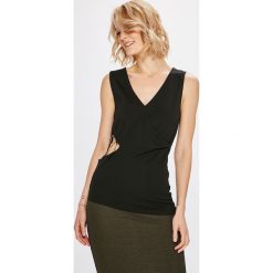 Morgan - Top. Niebieskie topy Morgan, l, bez wzorów, z dzianiny, casualowe, bez kołnierzyka, bez ramiączek. W wyprzedaży za 59.90 zł.