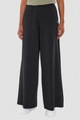 GUESS Czarne damskie spodnie dresowe Olympe Wide Leg, Rozmiar S. Czarne spodnie sportowe Guess, z aplikacjami, z dresówki. Za 489.99 zł.