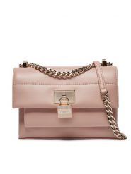 DKNY Torebka Evie Sm Flap Cbody R41ERC64 Różowy. Czerwone listonoszki DKNY, bez wzorów, ze skóry, bez dodatków. Za 1,399.00 zł.