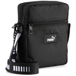 Torba Puma Phase Tape Portable 2L. Czarne torby sportowe Puma, bez wzorów, z materiału. Za 68.87 zł.