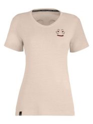 Salewa Koszulka funkcyjna "Lavaredo Hemp" w kolorze beżowym rozmiar: 38. Brązowe t-shirty sportowe Salewa, bez wzorów, z materiału, bez ramiączek, outdoorowe. Za 87.81 zł.