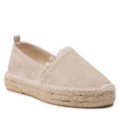 Espadryle Jenny Fairy. Brązowe espadryle Jenny Fairy, bez wzorów, bez obcasa. Za 129.99 zł.
