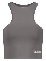 Steve Madden Top sportowy "Iamara" w kolorze szarym rozmiar: XL. Szare topy sportowe Steve Madden, xl, bez wzorów, z materiału, outdoorowe. Za 70.24 zł.
