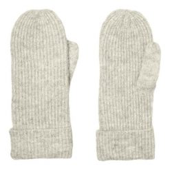 Rękawiczki Damskie Vero Moda. Szare rękawiczki Vero Moda, bez wzorów, z dzianiny. Za 89.99 zł.