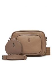 Steve Madden Torebka Billite SM13001518 Beżowy. Brązowe listonoszki Steve Madden, bez wzorów, ze skóry, bez dodatków. Za 379.99 zł.