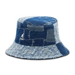 Kapelusz Kangol. Niebieskie kapelusze Kangol, bez wzorów, z denimu. Za 169.99 zł.