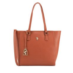 Torebka U.S. Polo Assn. Brązowe torebki klasyczne U.S. Polo Assn., bez wzorów, klasyczne, bez dodatków. Za 269.99 zł.
