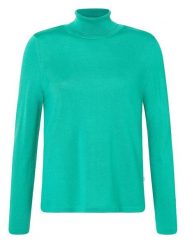 Maerz Muenchen Wełniany golf w kolorze turkusowym rozmiar: 40. Niebieskie swetry Maerz Muenchen, bez wzorów, z wełny, bez ramiączek. Za 252.99 zł.