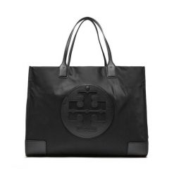 Torebka Tory Burch. Czarne shopper bag Tory Burch, bez wzorów, bez dodatków. Za 1,139.00 zł.