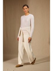 Perfect Cashmere Kaszmirowy sweter "Opame" w kolorze kremowym rozmiar: M. Brązowe swetry Perfect Cashmere, m, bez wzorów, z kaszmiru, bez ramiączek. Za 565.99 zł.