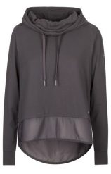 2058 Trespass Immy - Damska bluza z kapturem ciemnoszara. Szare bluzy 2117 OF SWEDEN, l, bez wzorów, z elastanu, bez ramiączek, z kapturem. Za 225.99 zł.