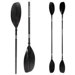 Buty do wody AQUASTIC Wiosło Kajakowe 2-częściowe o Długości 220 cm na wycieczki. Czarne buty treningowe AQUASTIC, bez wzorów, z materiału, bez zapięcia, do pływania. Za 149.99 zł.