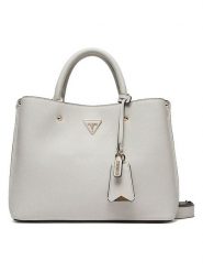 Guess Torebka w kolorze kremowym - 32 x 24 x 12 cm rozmiar: onesize. Brązowe torebki klasyczne Guess, z aplikacjami, z materiału, przez ramię, bez dodatków. Za 436.14 zł.