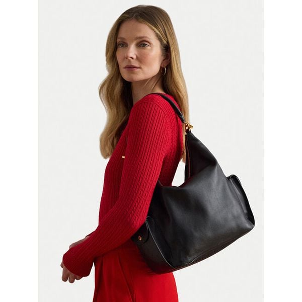Torebka LAUREN RALPH LAUREN. Czarne torebki klasyczne Lauren Ralph Lauren, bez wzorów, klasyczne, bez dodatków. Za 1,420.99 zł.